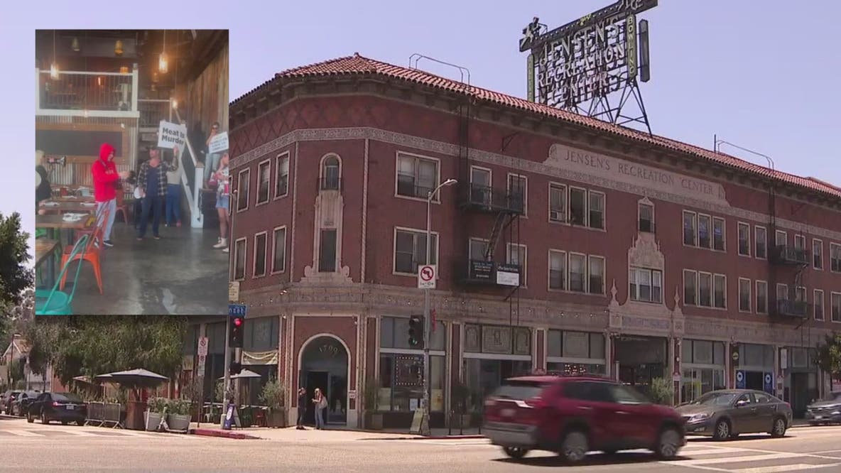 Vegan protesters target Echo Park restaurant